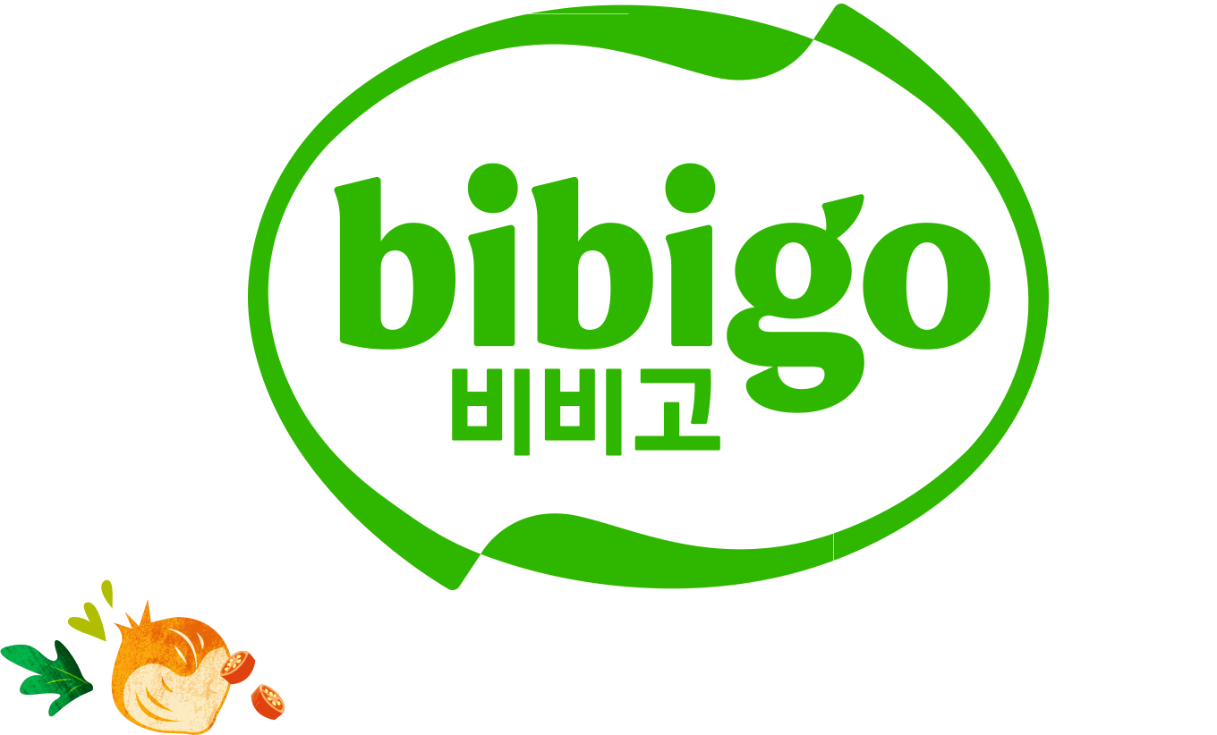 bibigo 비비고 - The circular holding shape, Wordmark_English, Wordmark_Hangeul
