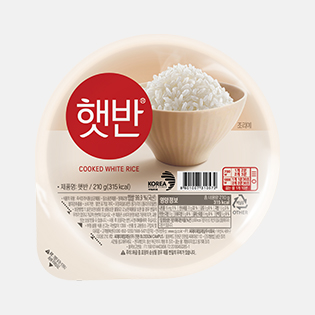 햇반 백미밥 이미지