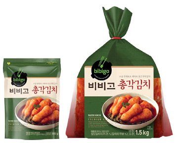 비비고 총각김치 패키지 이미지