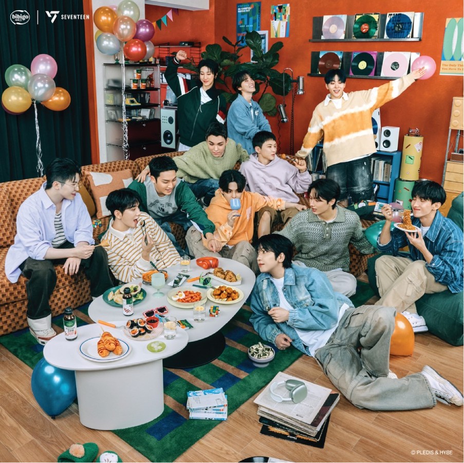 bibigo I SEVENTEEN campaign image
