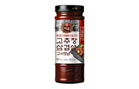 CJ제일제당_백설 고추장 삼겹살 구이양념 제품 이미지