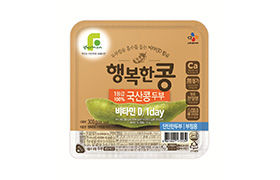 CJ제일제당 행복한콩 국산콩 두부 비타민D 제품 이미지_600X450