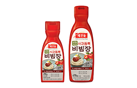 CJ제일제당_해찬들 사과듬뿍 비빔장_제품 이미지