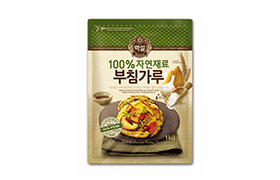 백설 부침가루 패키지 이미지