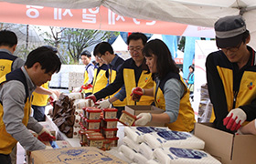 CJ제일제당 푸드뱅크 희망나눔 선물세트 조립봉사
