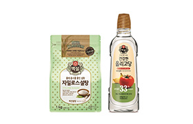 CJ제일제당_백설 자일로스설탕과 올리고당 제품 이미지