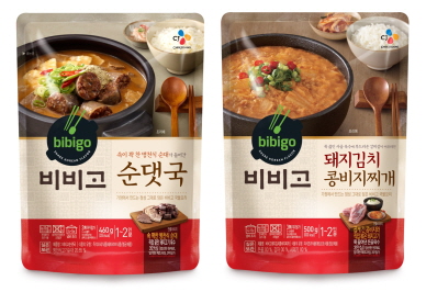 외식에서 먹던 ‘순댓국’과 ‘콩비지찌개’, <비비고>로 만난다