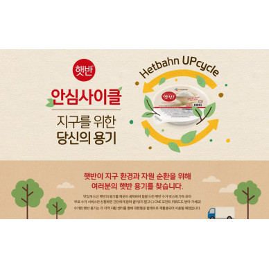 CJ제일제당, 햇반 용기 직접 재활용 나섰다… “햇반 먹고 용기는 돌려 보내주세요”