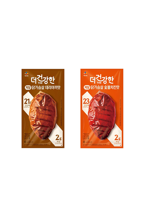 CJ제일제당 The더건강한 저당 닭가슴살 신제품 2종