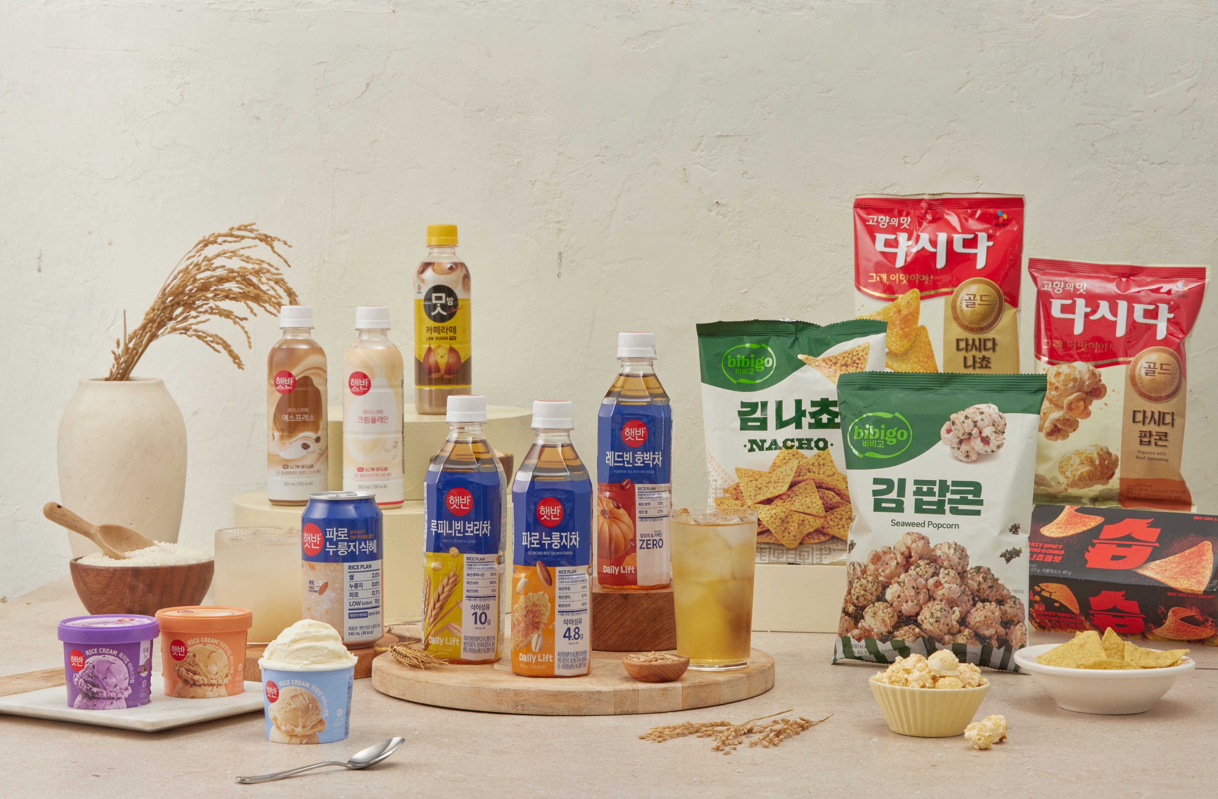 CJ제일제당 브랜드 IP 연계 제품들