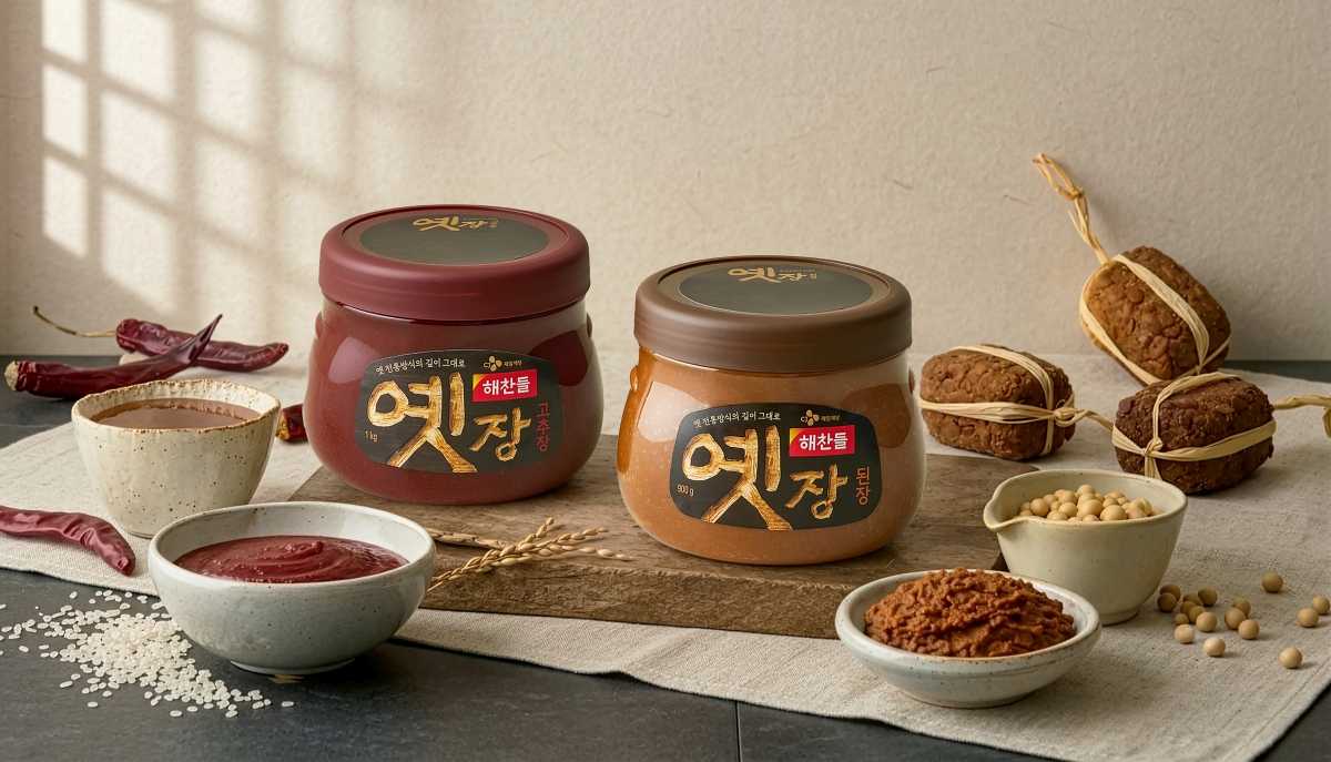 해찬들 옛장 된장과 고추장