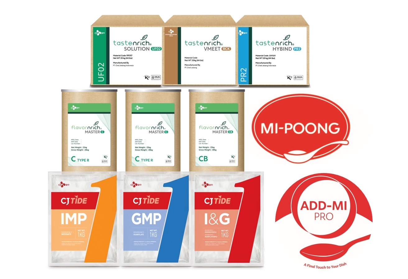 CJ BIO's taste solution products