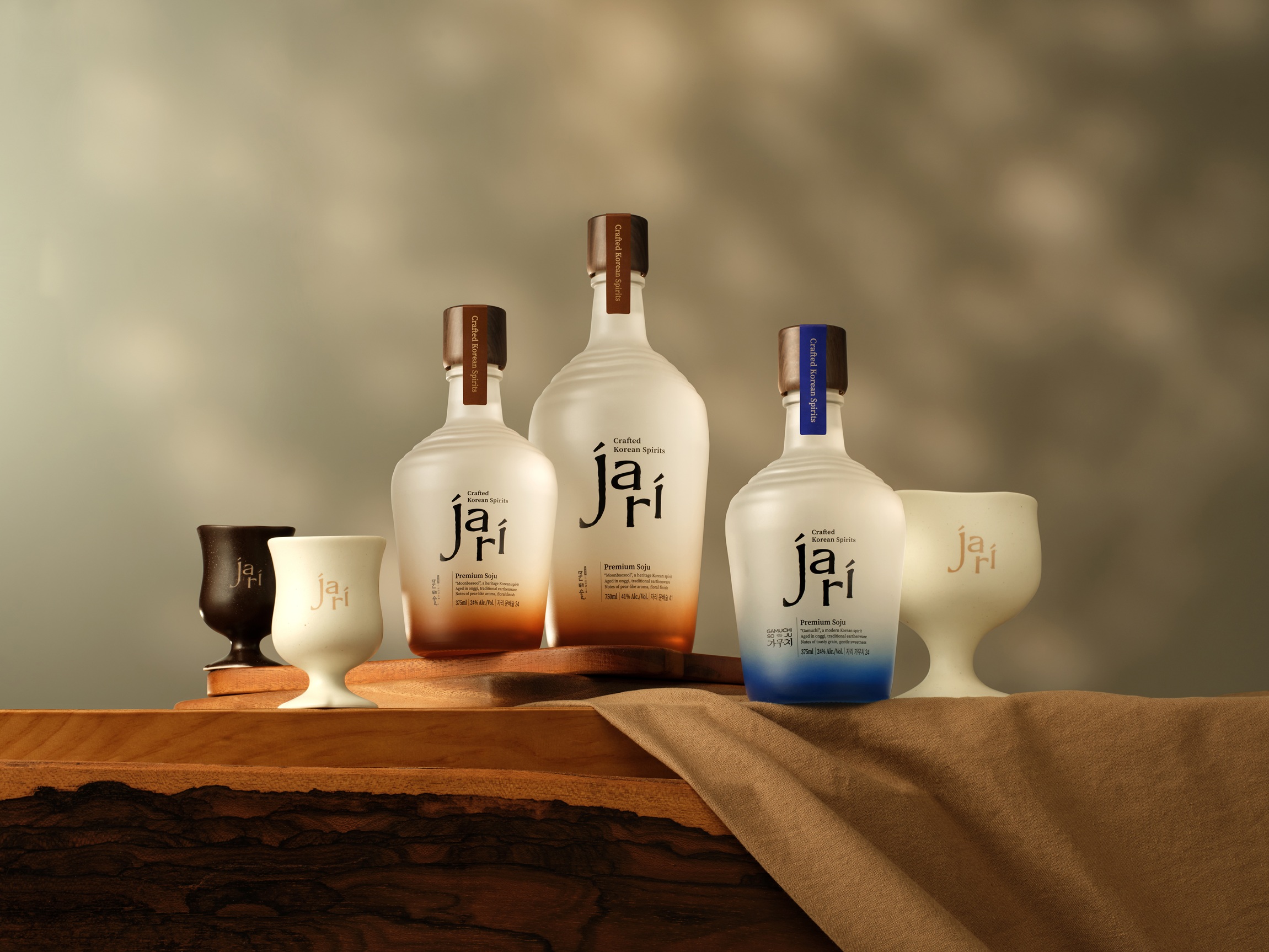 jari 제품 3종(자리 문배술 24·자리 문배술 41·자리 가무치 24)