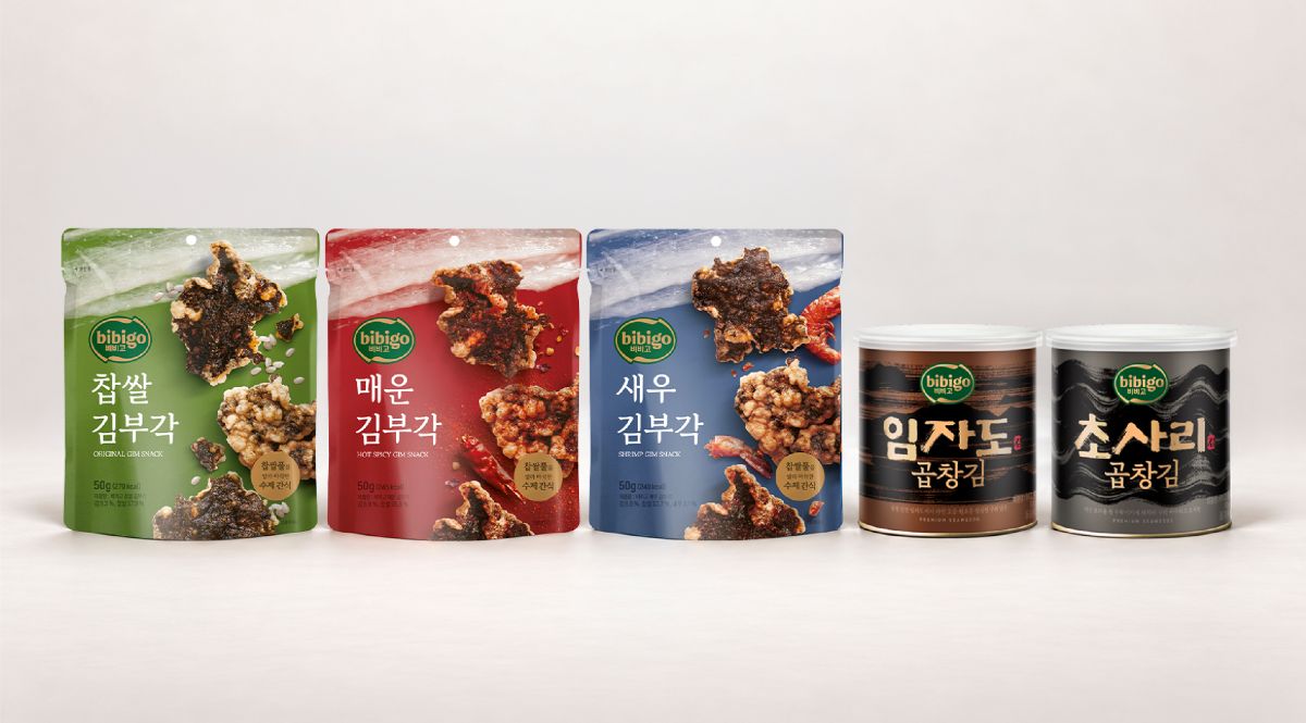 비비고 김부각 3종 캔김 2종 제품 이미지