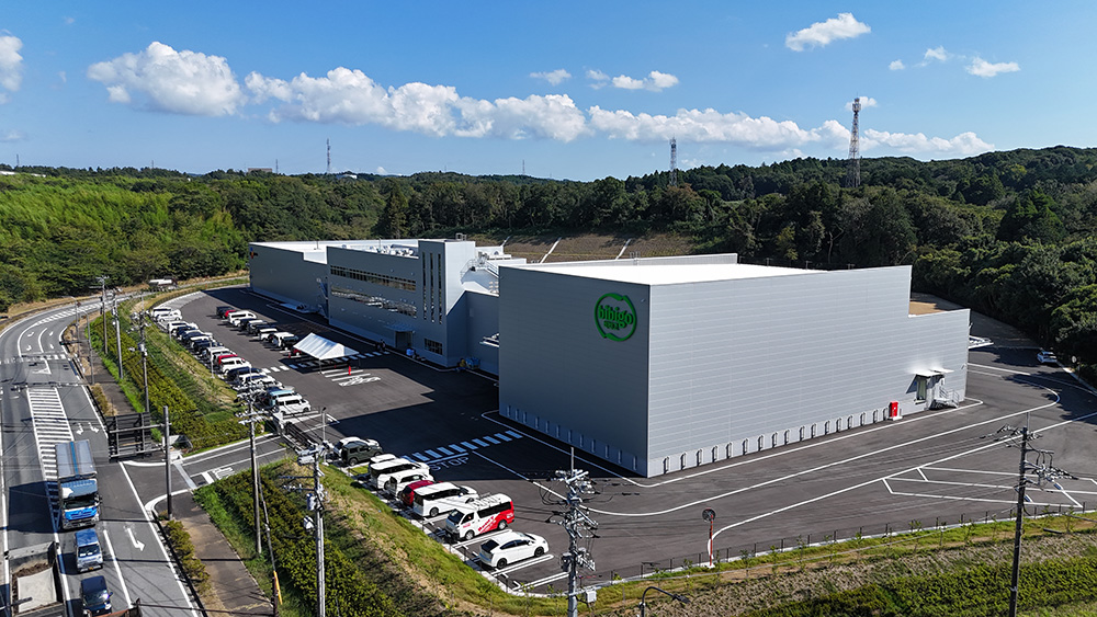 The newly built mandu plant in Chiba, Japan