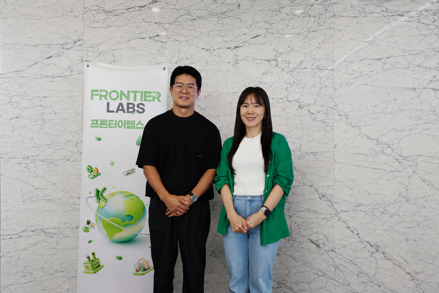  이번 6기 협업 파트너로 만난 미스터아빠의 서준렬 대표와 CJ제일제당 식품전략기획)Venture Investment팀의 유이경님