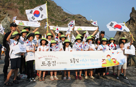 “독도와 국산종자 토종김 수호하는 독도지킴이 떴다!”
