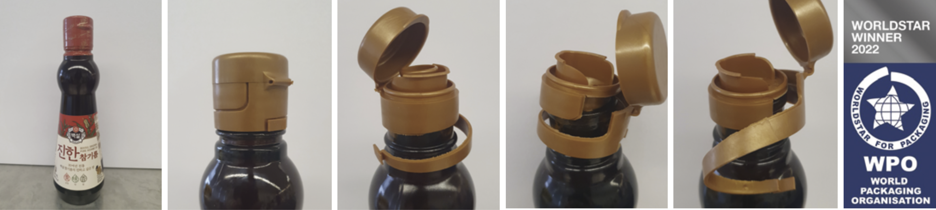 Beksul Sesame Oil: An easy to remove plastic cap